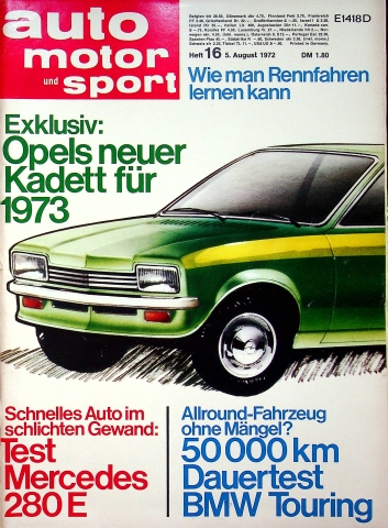 Deckblatt Auto Motor und Sport (16/1972)